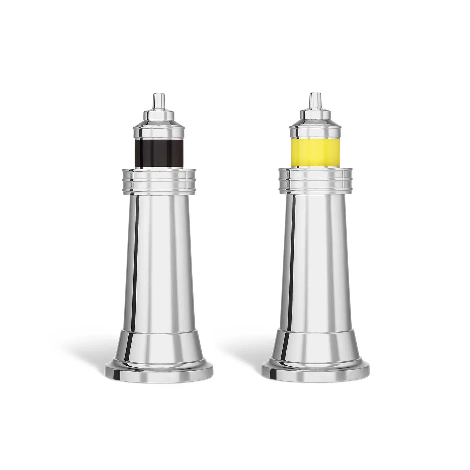 Image of Lighthouse Salt and Pepper Mills in Sterling Silver