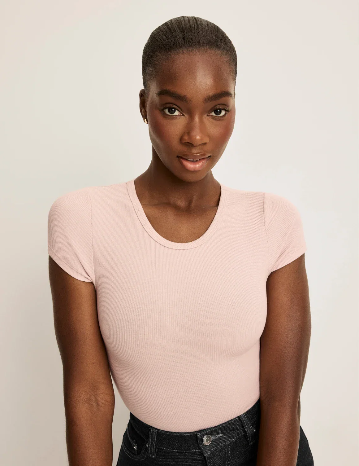 Image of SculptRib™ Cotton T-Shirt - Last Call