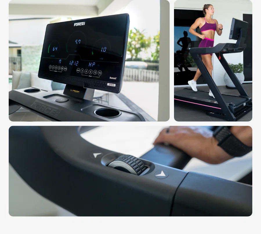 Force USA Glide Treadmill - Feature Images