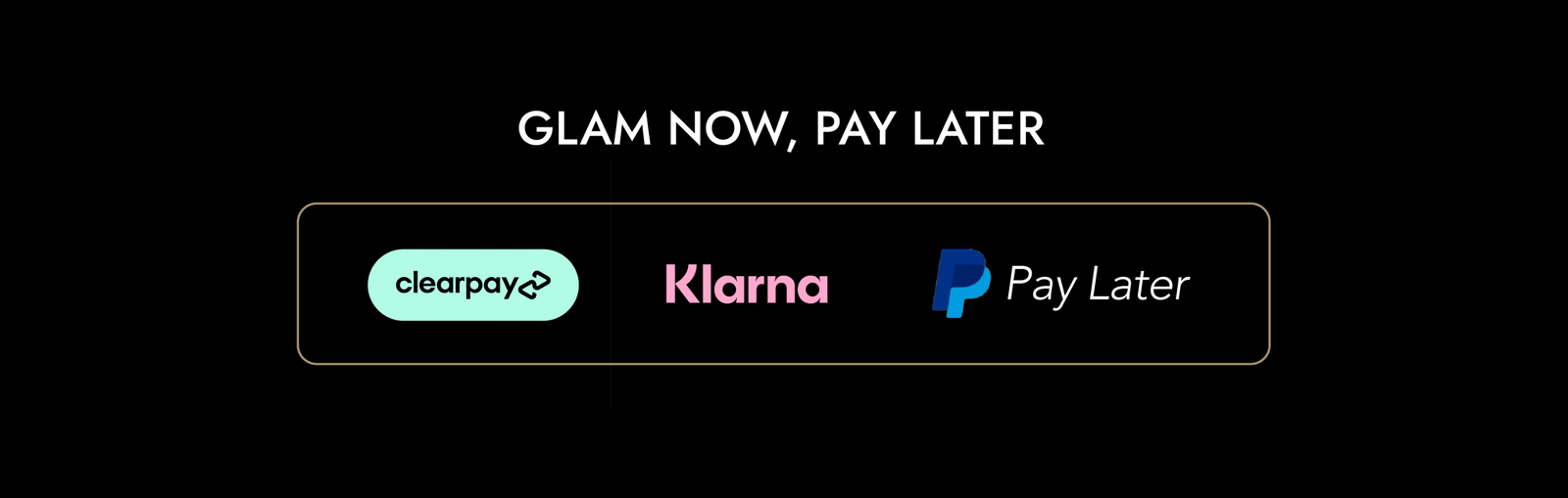 glam now, pay later