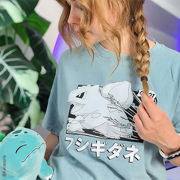 Pokemon - Bisasam Katakana Vintage T-Shirt