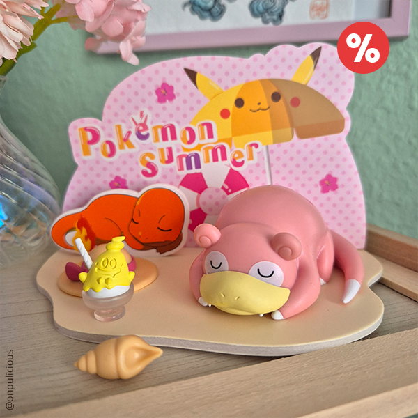 Pokemon - Flegmon Strandtag 3D SCENE Figur