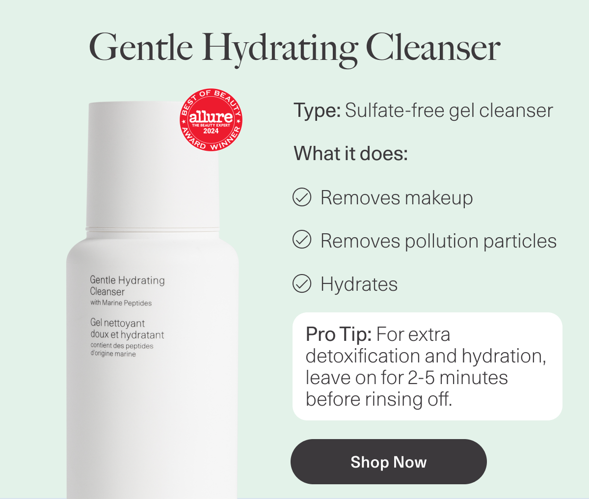 gentle hydrating cleanser 