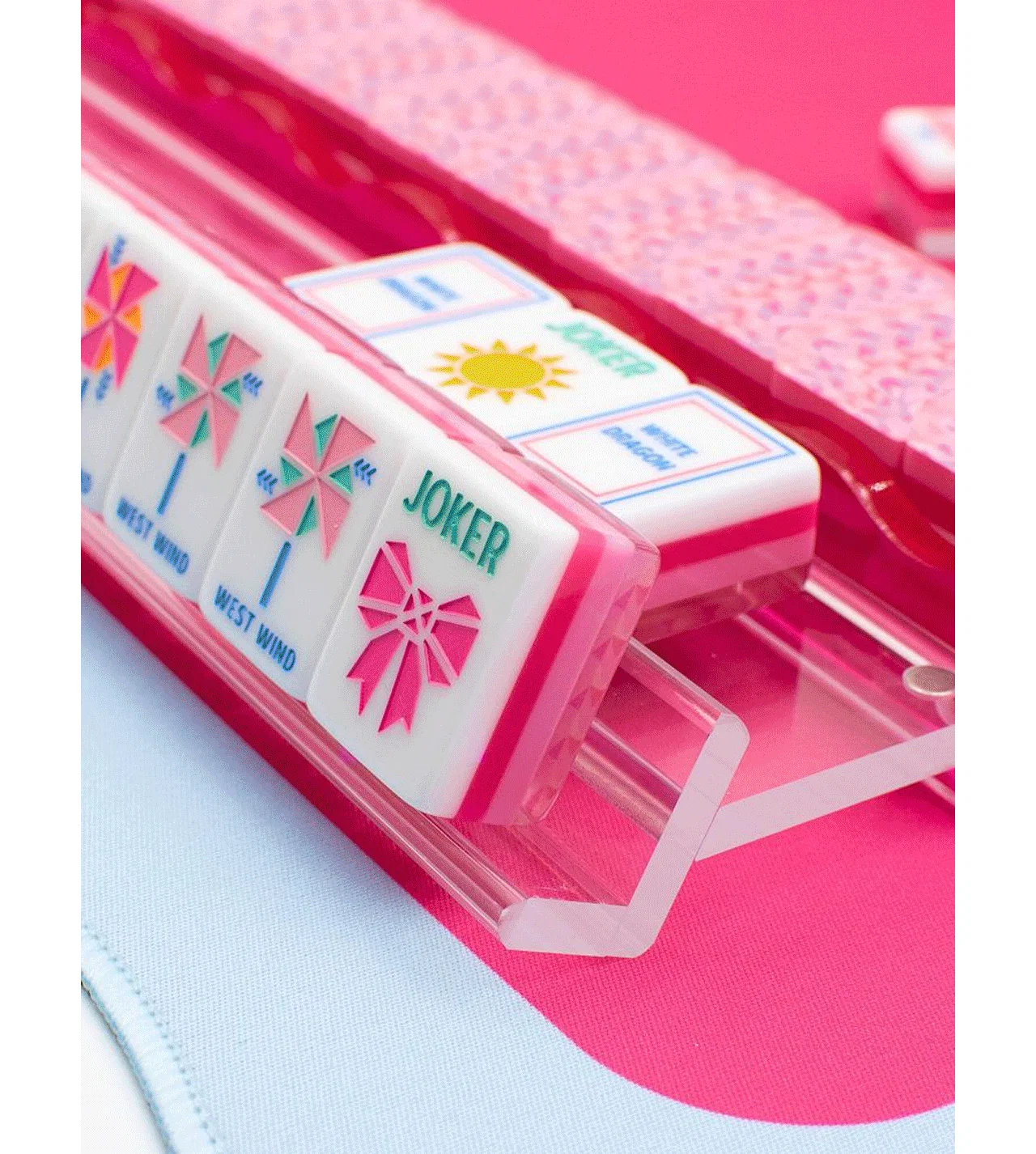 Level up your mahjong night with our new personalized tiles, mats, and event a pool-ready inflatable table--all designed to make your next game night (or day) unforgettable.