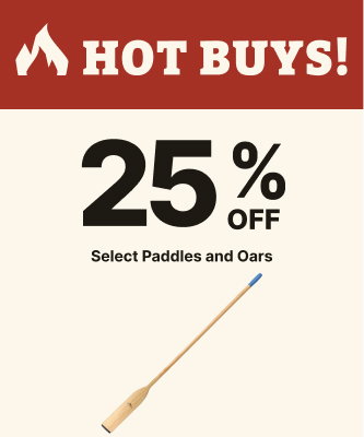 25% Off Select Paddles & Oars