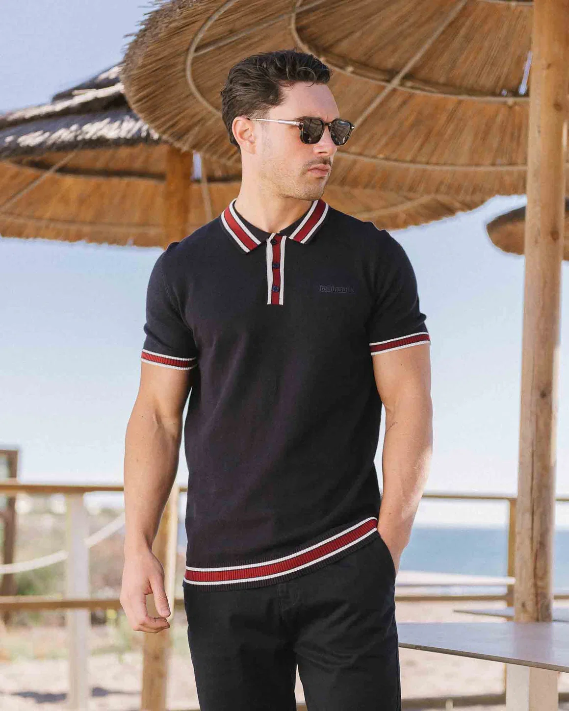 Valero Tipped SS Knit Polo
