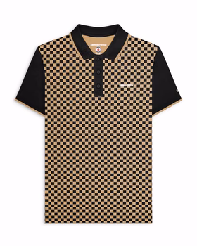 Two Tone AOP Polo