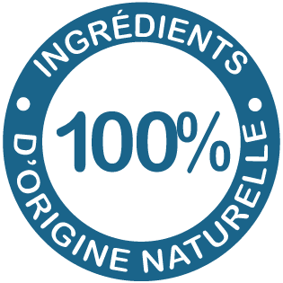 Ingrédients 100% d'origine naturelle