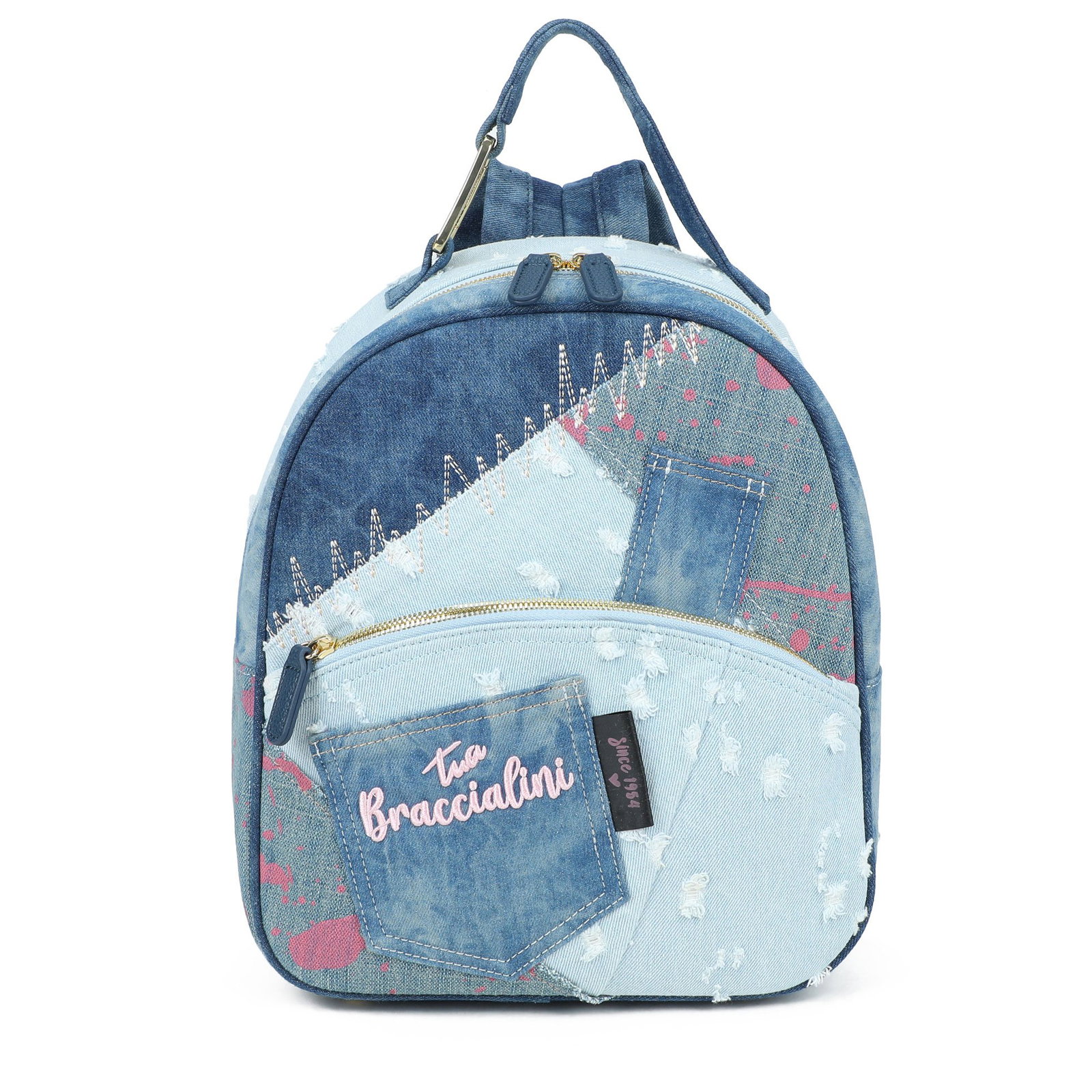 Braccialini Amy Jeans Zaino B18824 Blu
