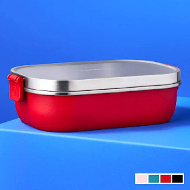 Le Creuset On The Go Vacuum-Insulated Stainless Steel Lunchbox, 900ml