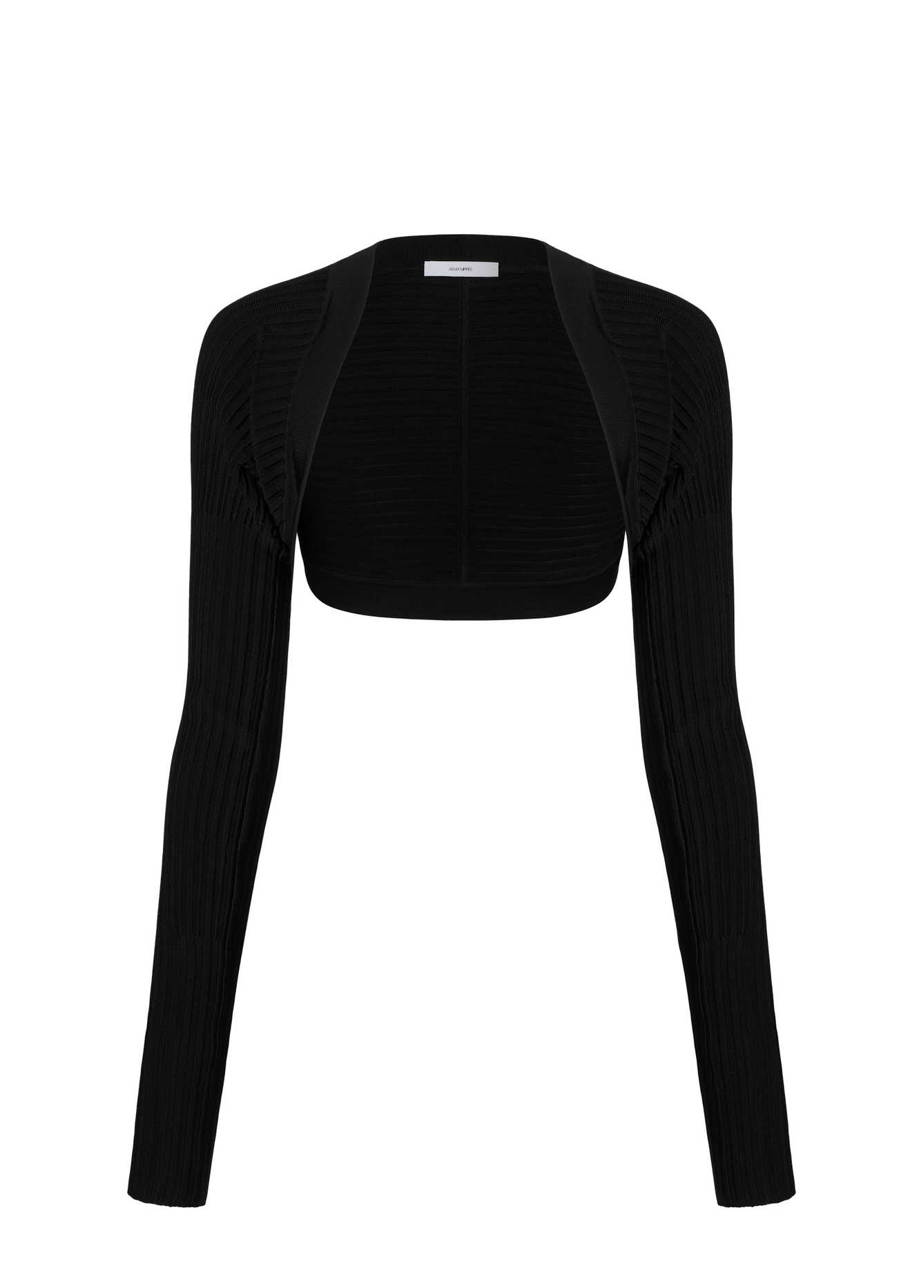 Ghost image of the safi shrug in black