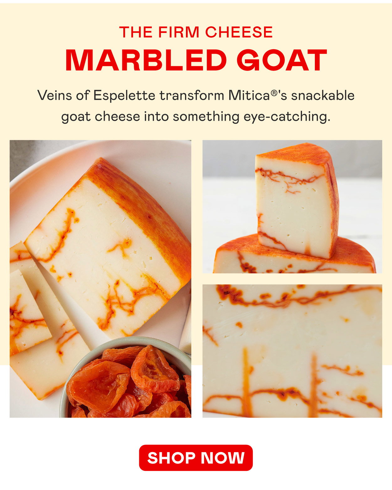 Mitica Espelette Marbled Goat​