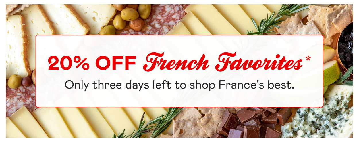 20% Off French Favorites