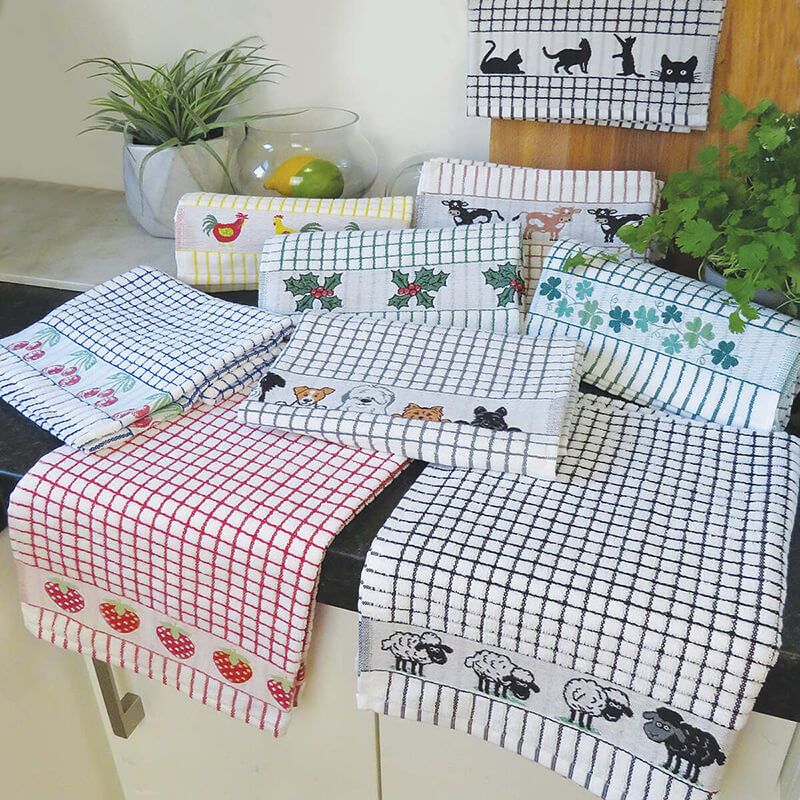 Image of Woven Jacquard Embroidered Poli Dri Towel