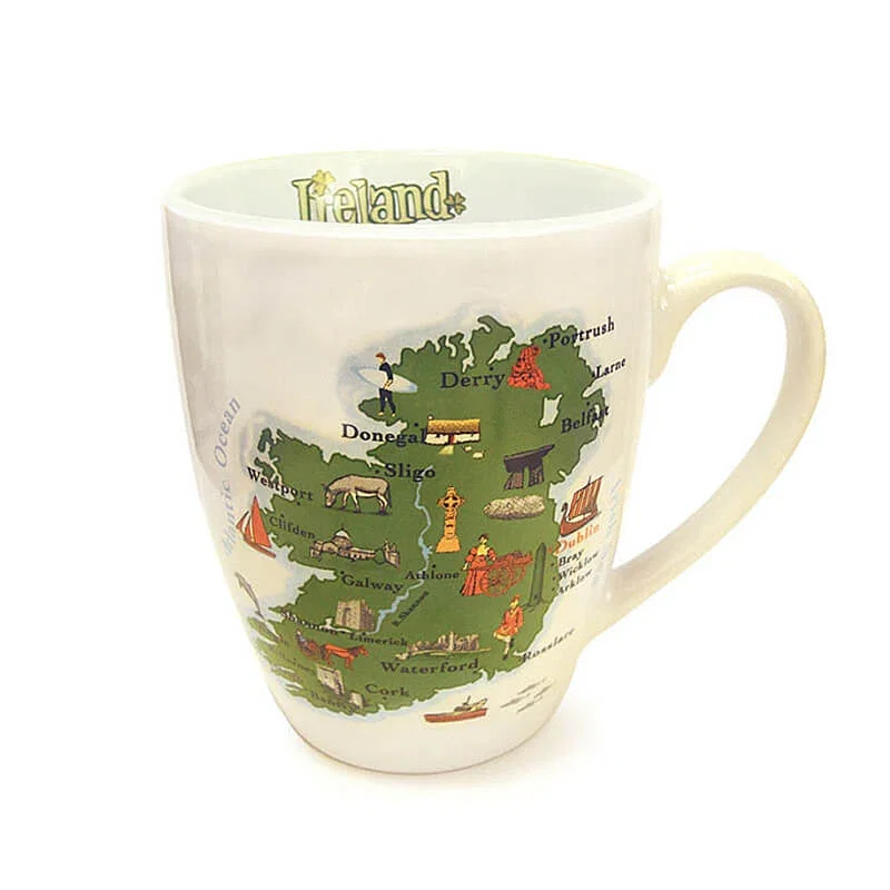 Image of Map of Ireland Coffee Mug