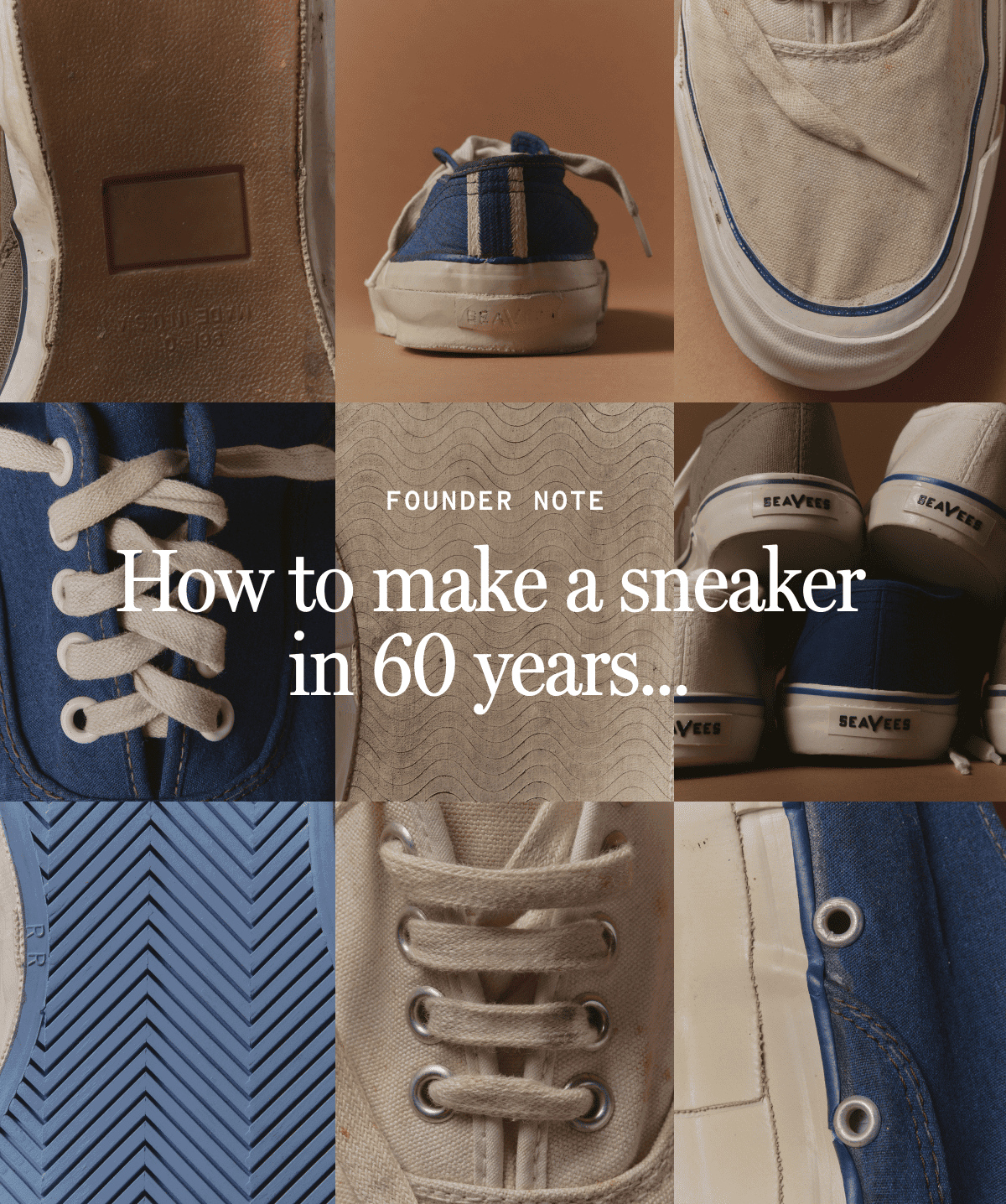 How to make a sneaker in 60 years...