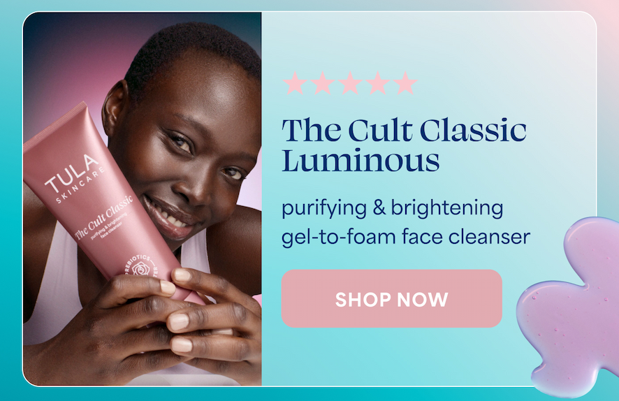 ⭐⭐⭐⭐⭐   The Cult Classic Luminous  purifying & brightening gel-to-foam face cleanser -- SHOP NOW
