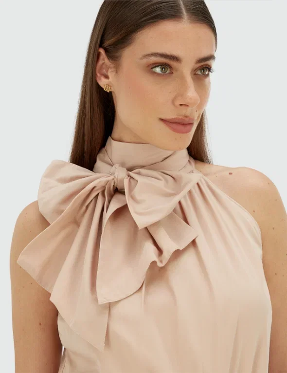 JV-ELARA regular fit maxi jurk - dusty pink