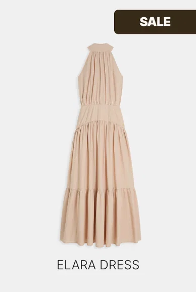 JV-ELARA regular fit maxi jurk - dusty pink