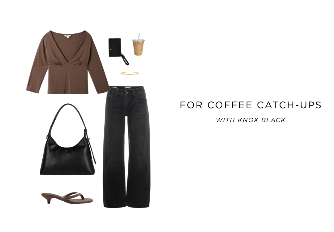 FOR COFFEE CATCH-UPS, WITH KNOX BLACK