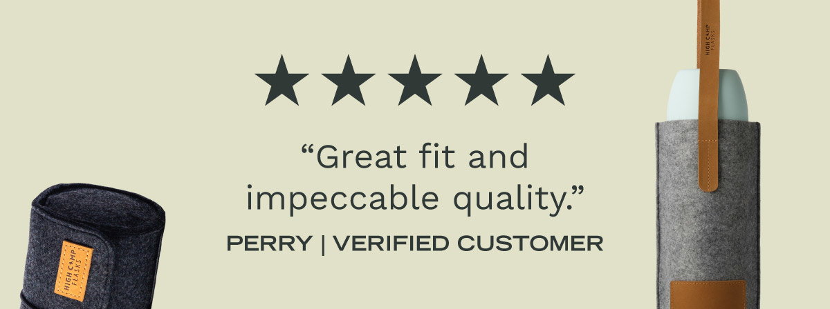 5-Star Review: "Great fit and impeccable quality."