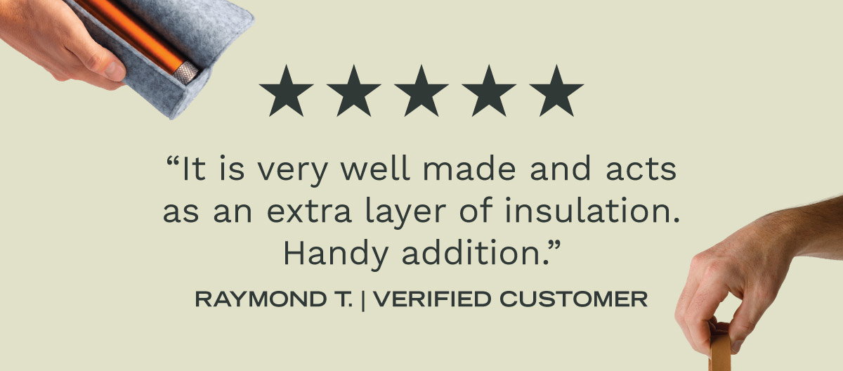 5-Star Review: "It is very well made and acts as an extra layer of insulation. Handy addition."
