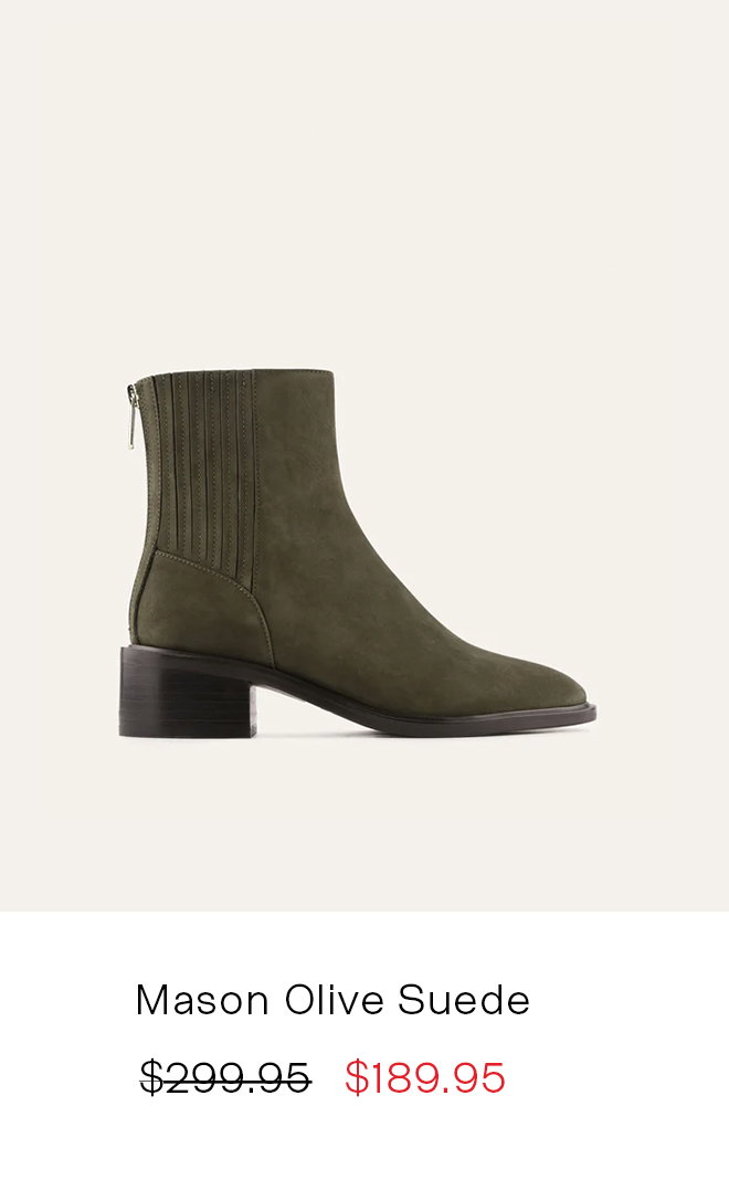 Mason Olive Suede