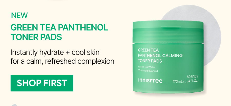 GREEN TEA PANTHENOL TONER PADS