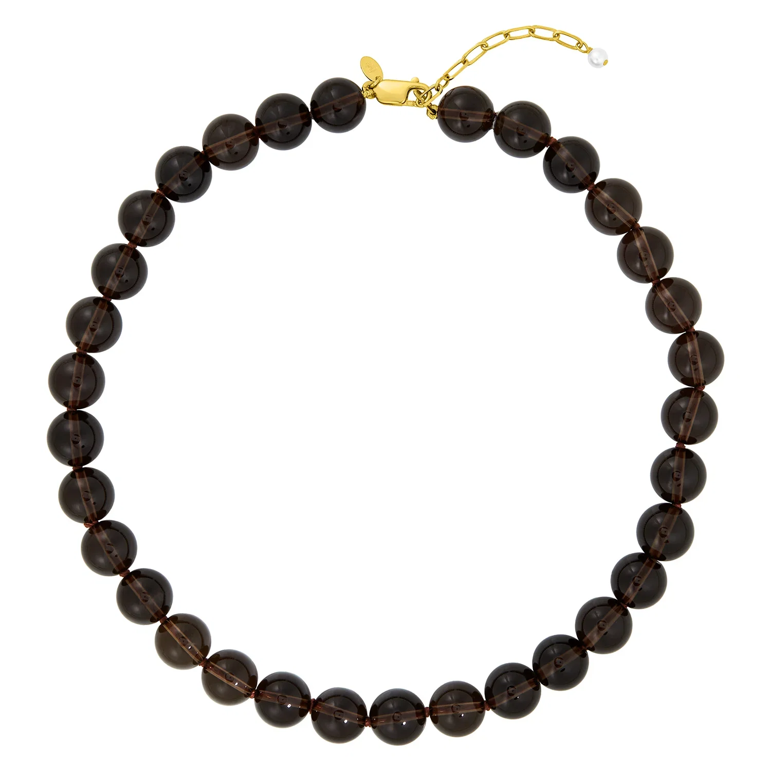 Image of PALOMA NECKLACE SMOKY QUARTZ