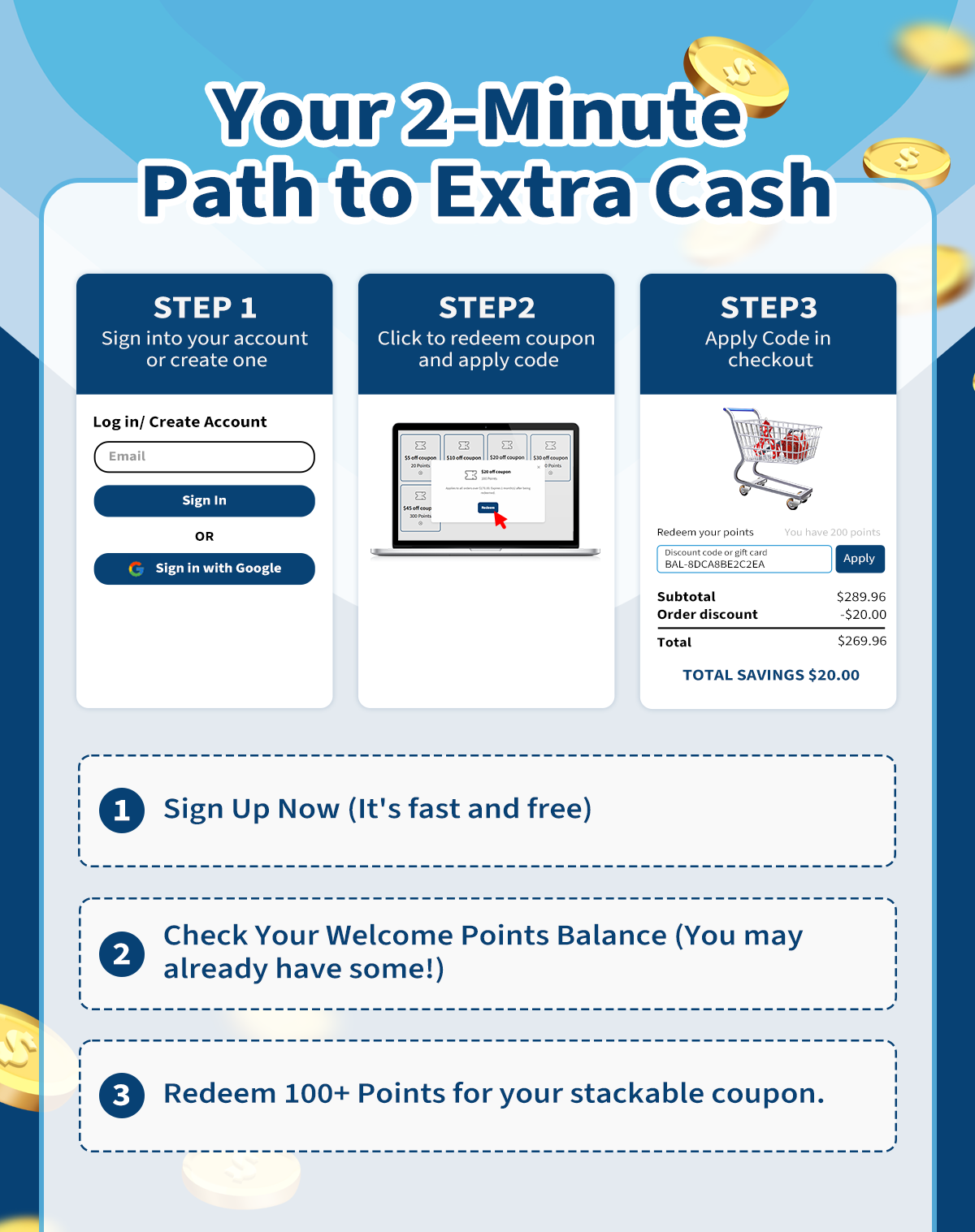 How to Stack Points & Coupons