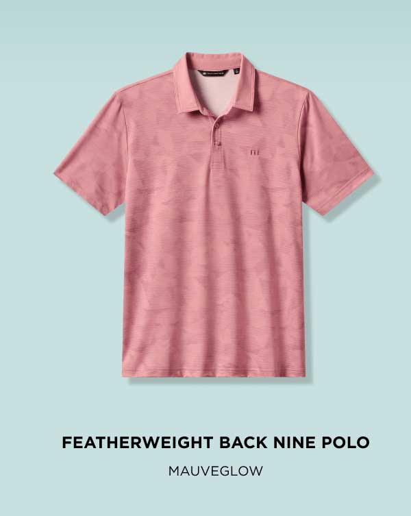 Featherweight Back Nine Polo - Mauveglow