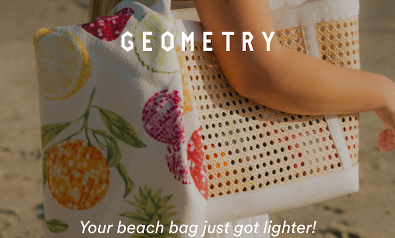 You beach bag just got lighter! 