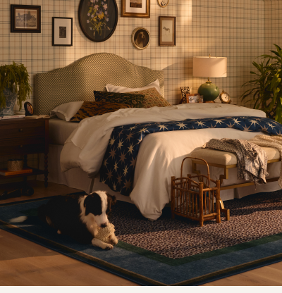 Panthera Blue & Green Rug