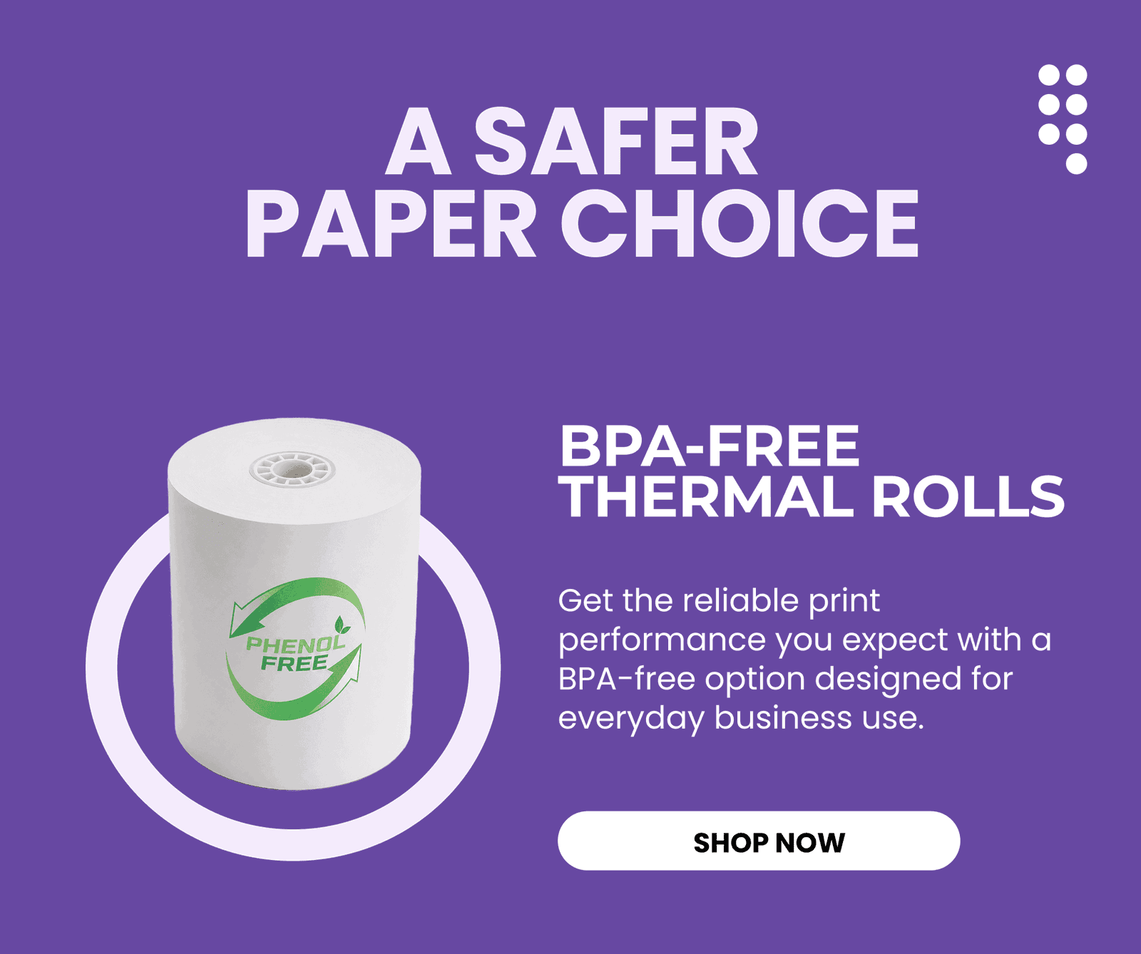 BPA-Free Thermal Rolls