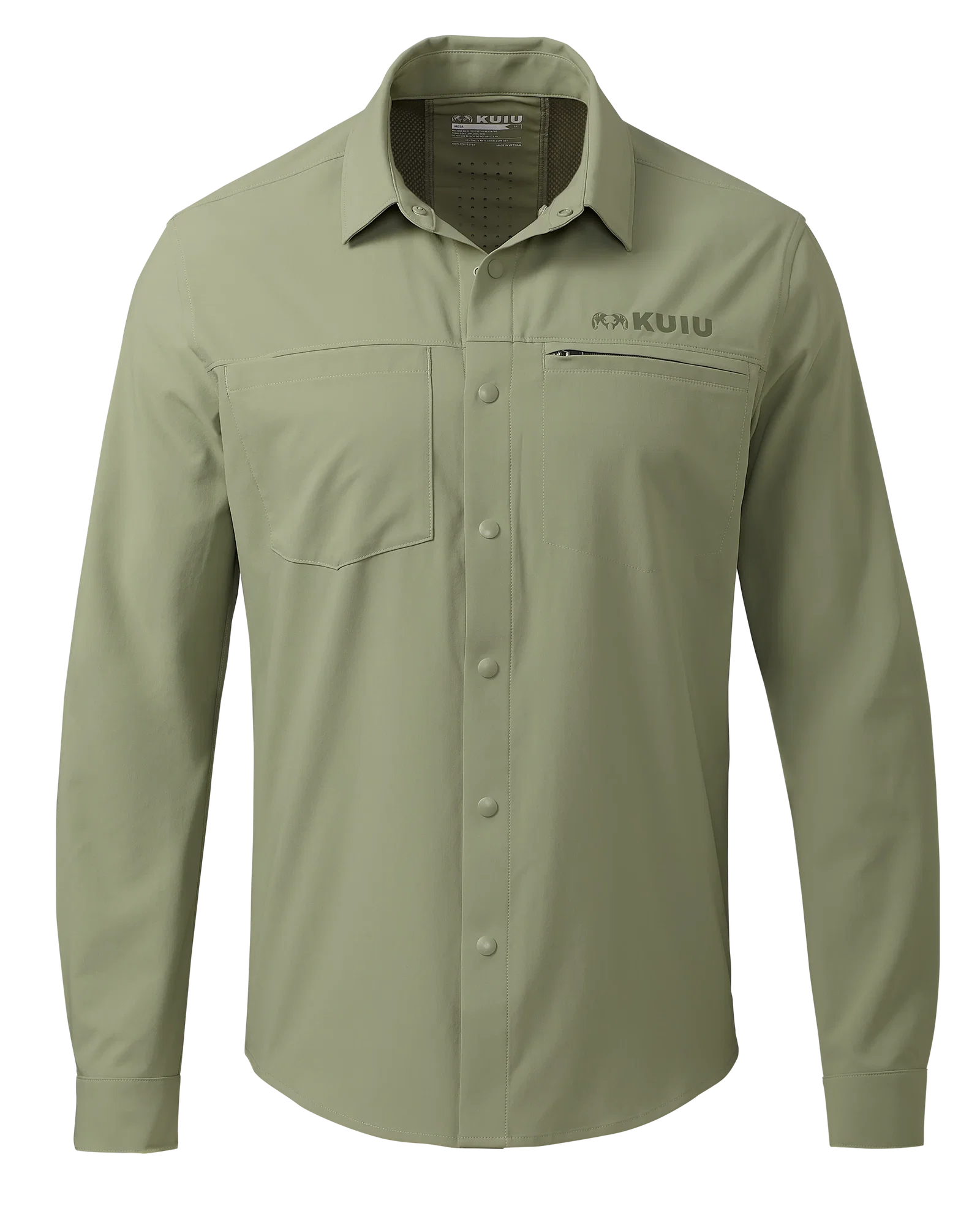 Image of <span style="font-size: 16px; color: #cfb300; font-weight: bold;">★★★★★</span><br>Mesa Vented LS Snap Shirt
