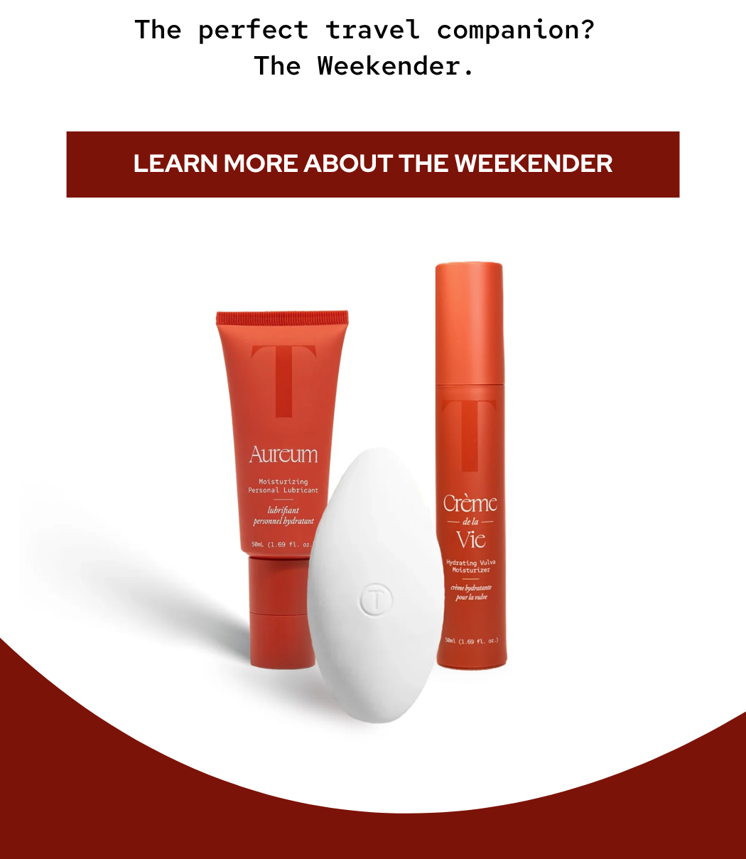The perfect travel companion? The Weekender. 