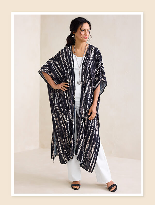 Cybil Tie Dye Topper outfit