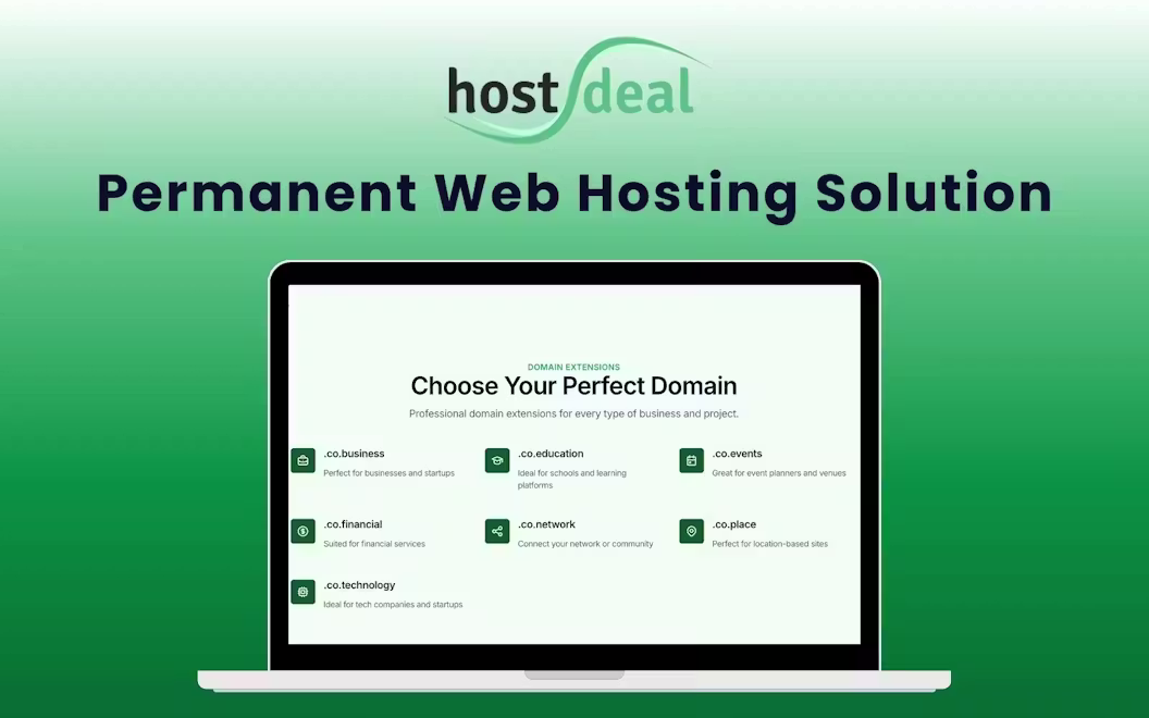 Hostdeal – Secure Permanent Web Hosting Solution 