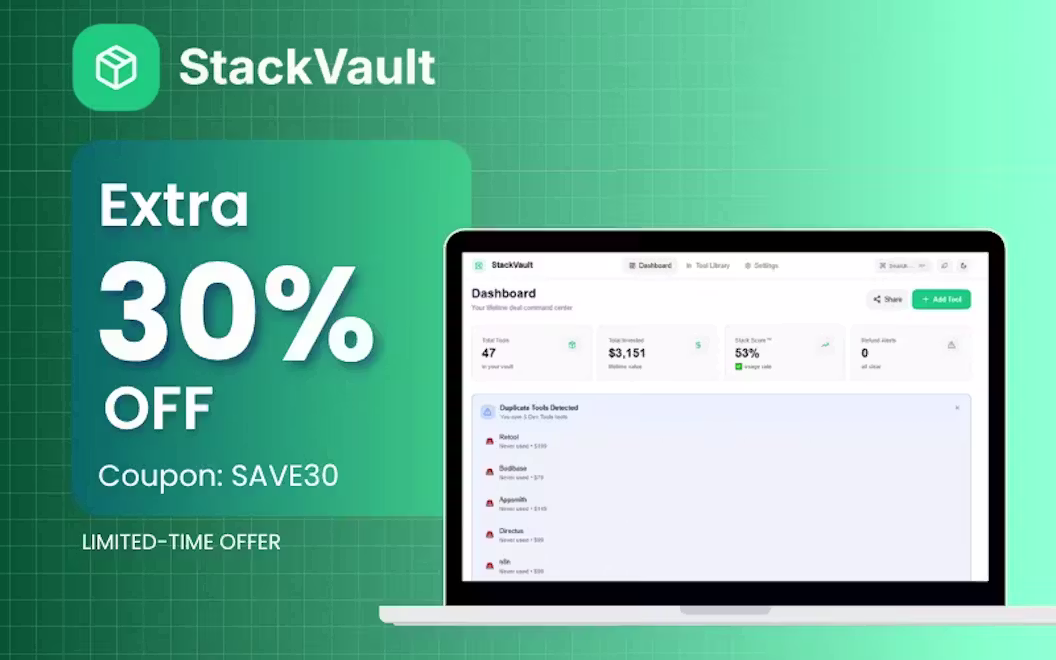 StackVault – SaaS Management Platform | Lifetime Access