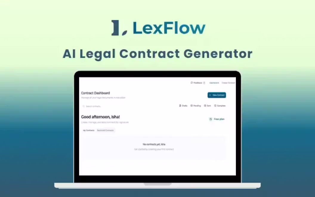 LexFlow – Create, Review & Sign Contracts Faster With AI