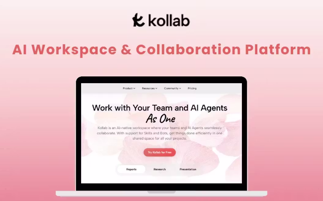 Kollab – Unite AI Agents & Teams in One Workspace
