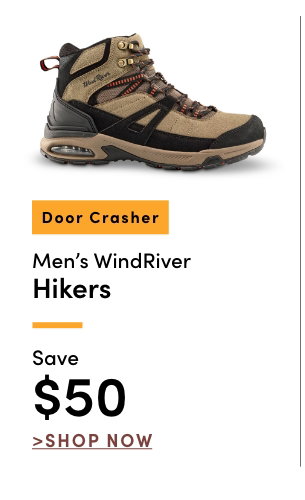 Door Crasher Men's WindRiver Hikers Save $50