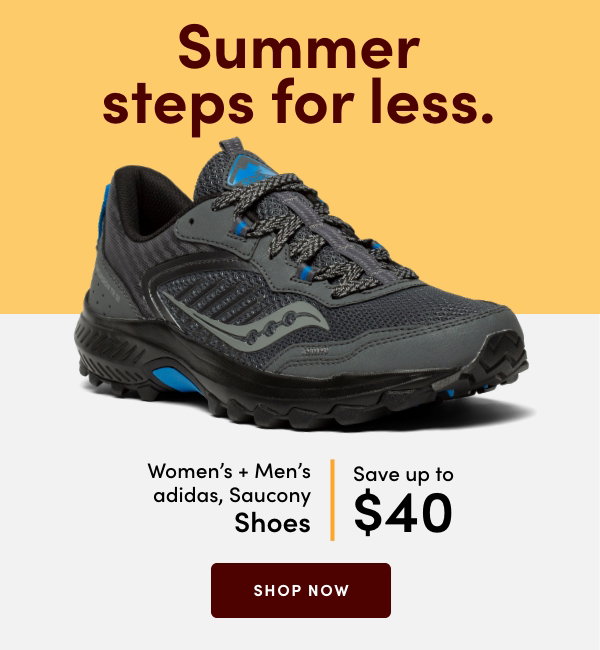 Women's + Men's adidas + Saucony Shoes Save up to $40