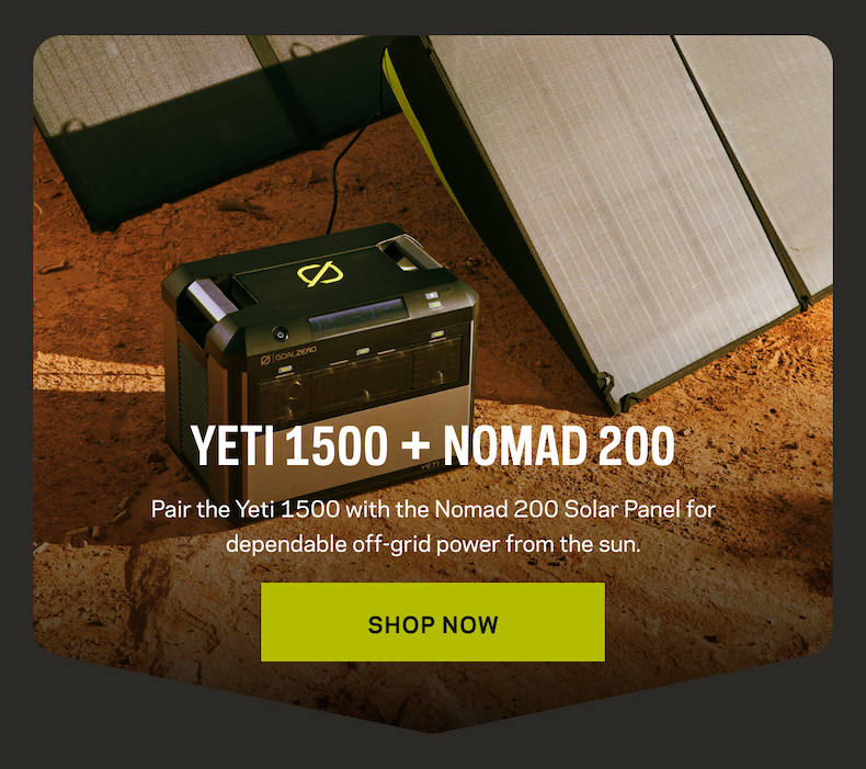 Yeti 1500 + Nomad 200