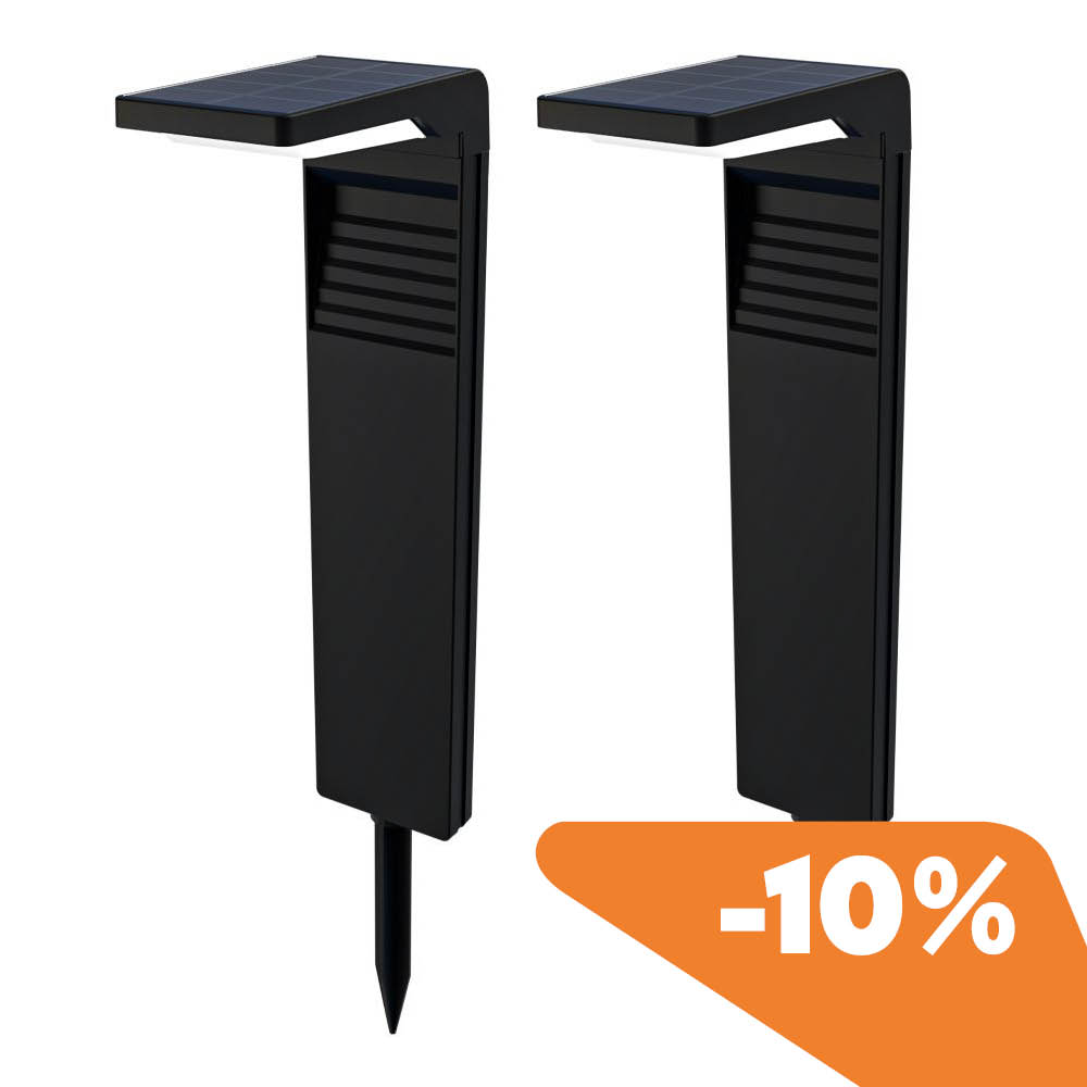 Maine solar spike light set of 2 with discount