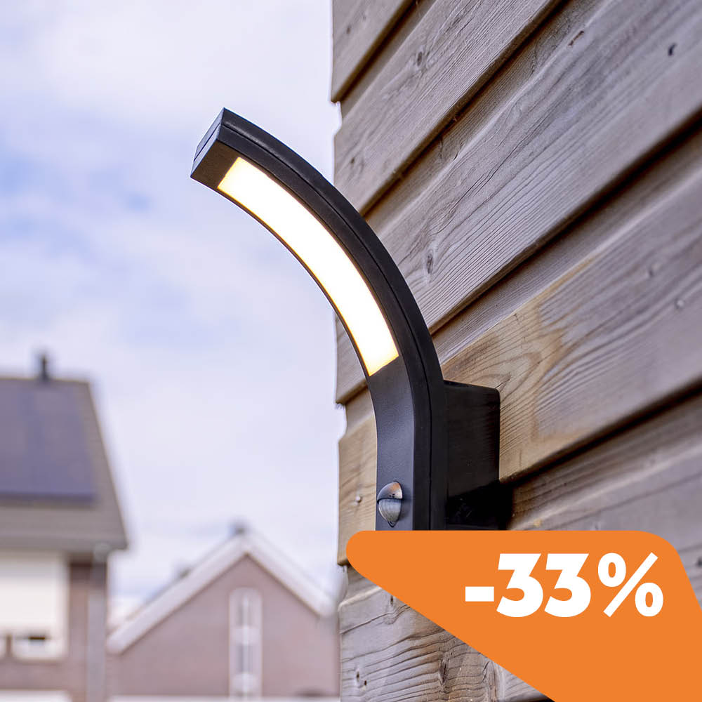Bristol wall light with sensor and discount