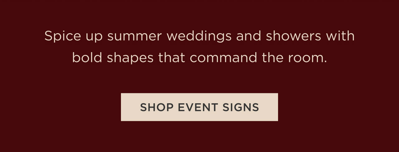 Shop Event Signs