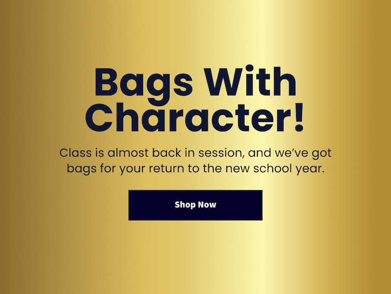 Bags With Character!
