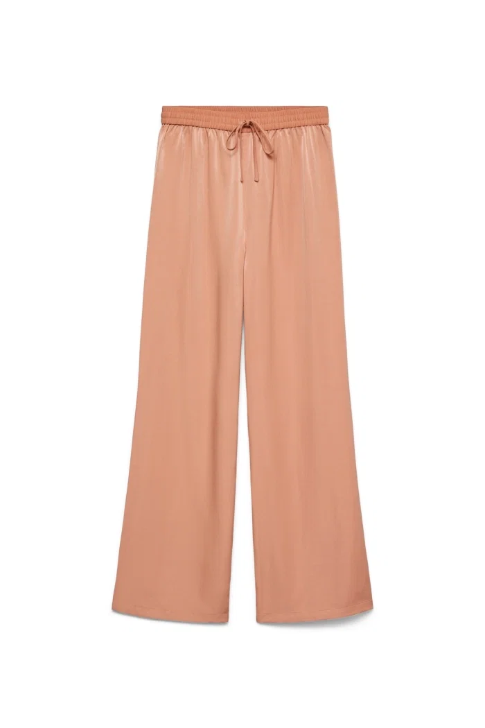 Vero Moda VMLINA HW LOOSE PANT WVN langoustino