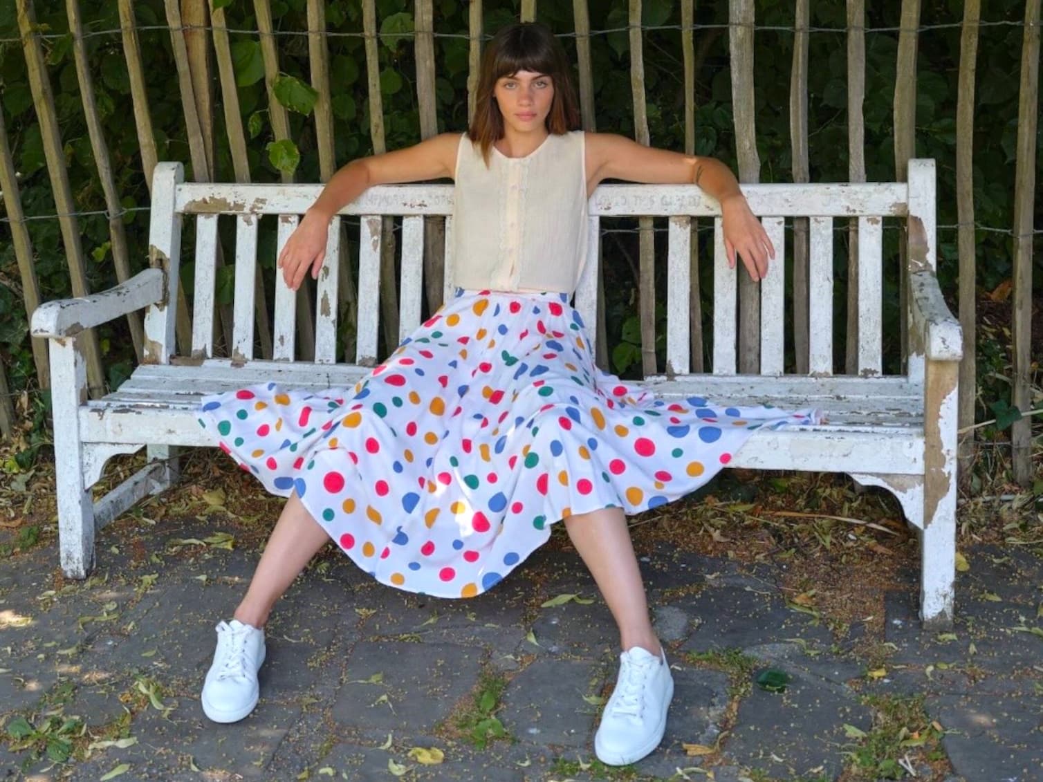 Agatha dotty skirt